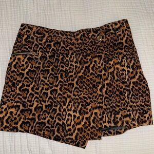 Zara Leopard Skort